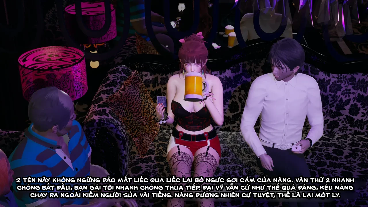 HentaiVN.net - Ảnh 19 - Cô bạn gái Tiểu Vy bị ngốc của tôi. - Chapter 7.1: Chuốc say (p1)
