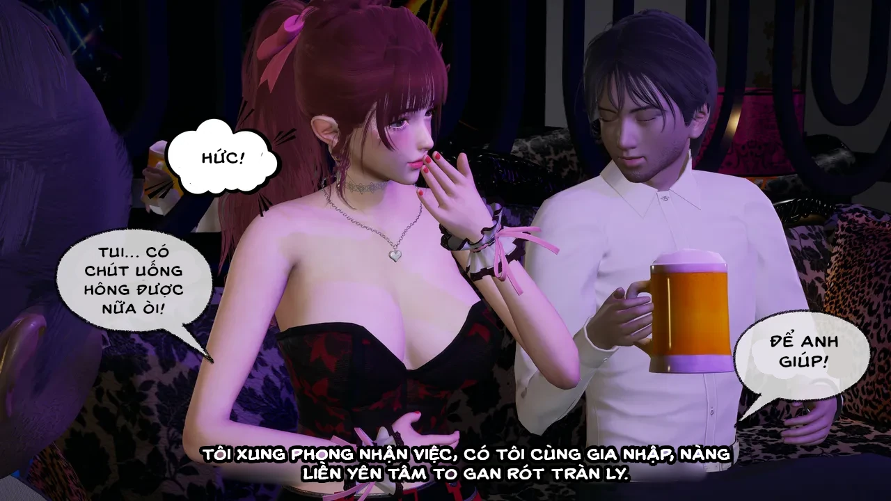 HentaiVN.net - Ảnh 20 - Cô bạn gái Tiểu Vy bị ngốc của tôi. - Chapter 7.1: Chuốc say (p1)