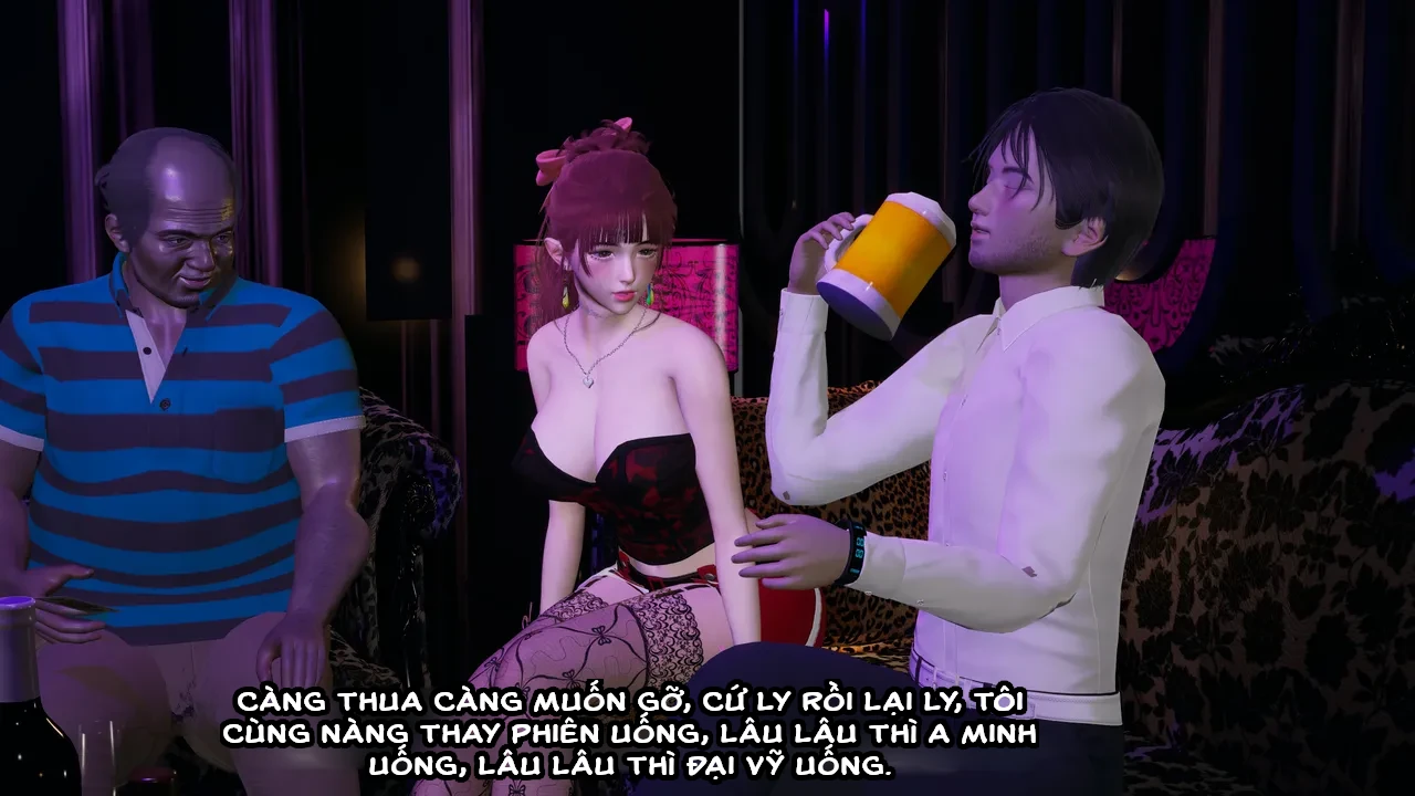 HentaiVN.net - Ảnh 21 - Cô bạn gái Tiểu Vy bị ngốc của tôi. - Chapter 7.1: Chuốc say (p1)