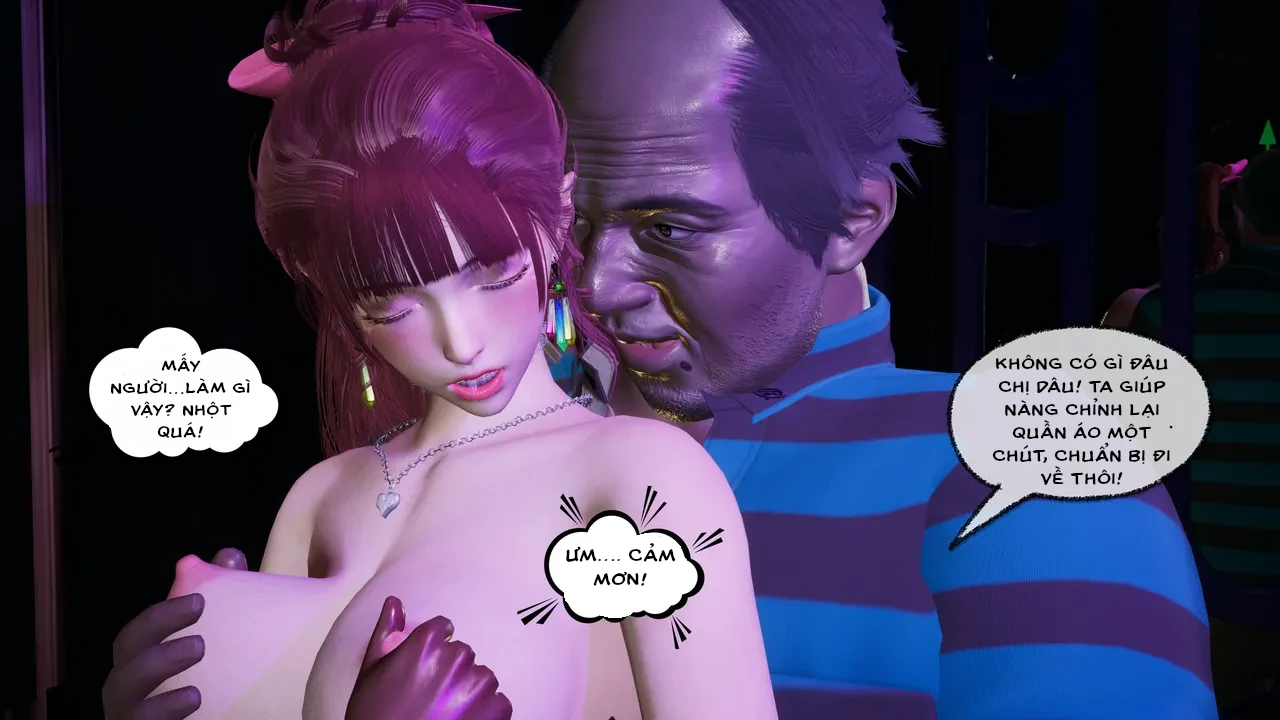 HentaiVN.net - Ảnh 4 - Cô bạn gái Tiểu Vy bị ngốc của tôi. - Chapter 7.3: Chuốc say (p3)
