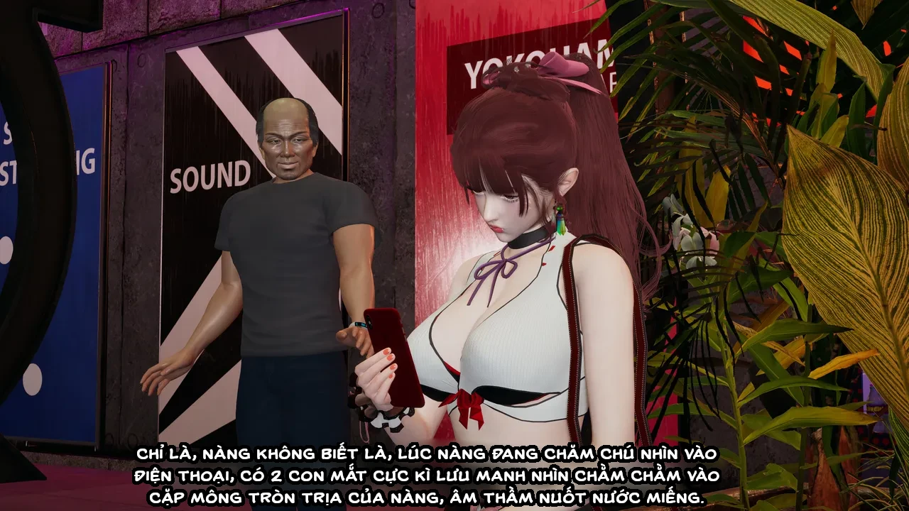 HentaiVN.net - Ảnh 7 - Cô bạn gái Tiểu Vy bị ngốc của tôi. - 8.1: đi chơi một mình
