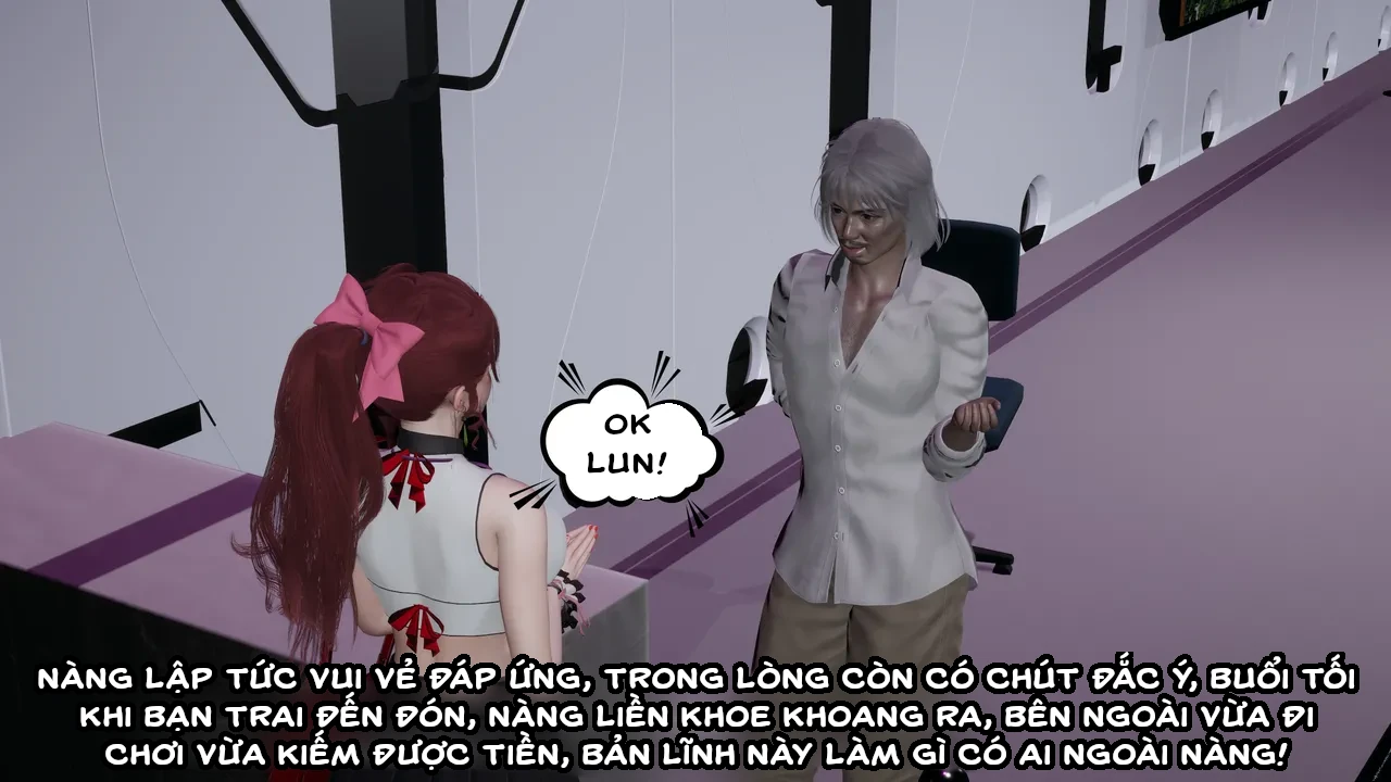 HentaiVN.net - Ảnh 45 - Cô bạn gái Tiểu Vy bị ngốc của tôi. - 8.1: đi chơi một mình