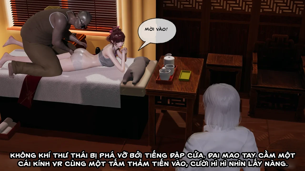HentaiVN.net - Ảnh 8 - Cô bạn gái Tiểu Vy bị ngốc của tôi. - Chapter 8.2 Massage chữa lành