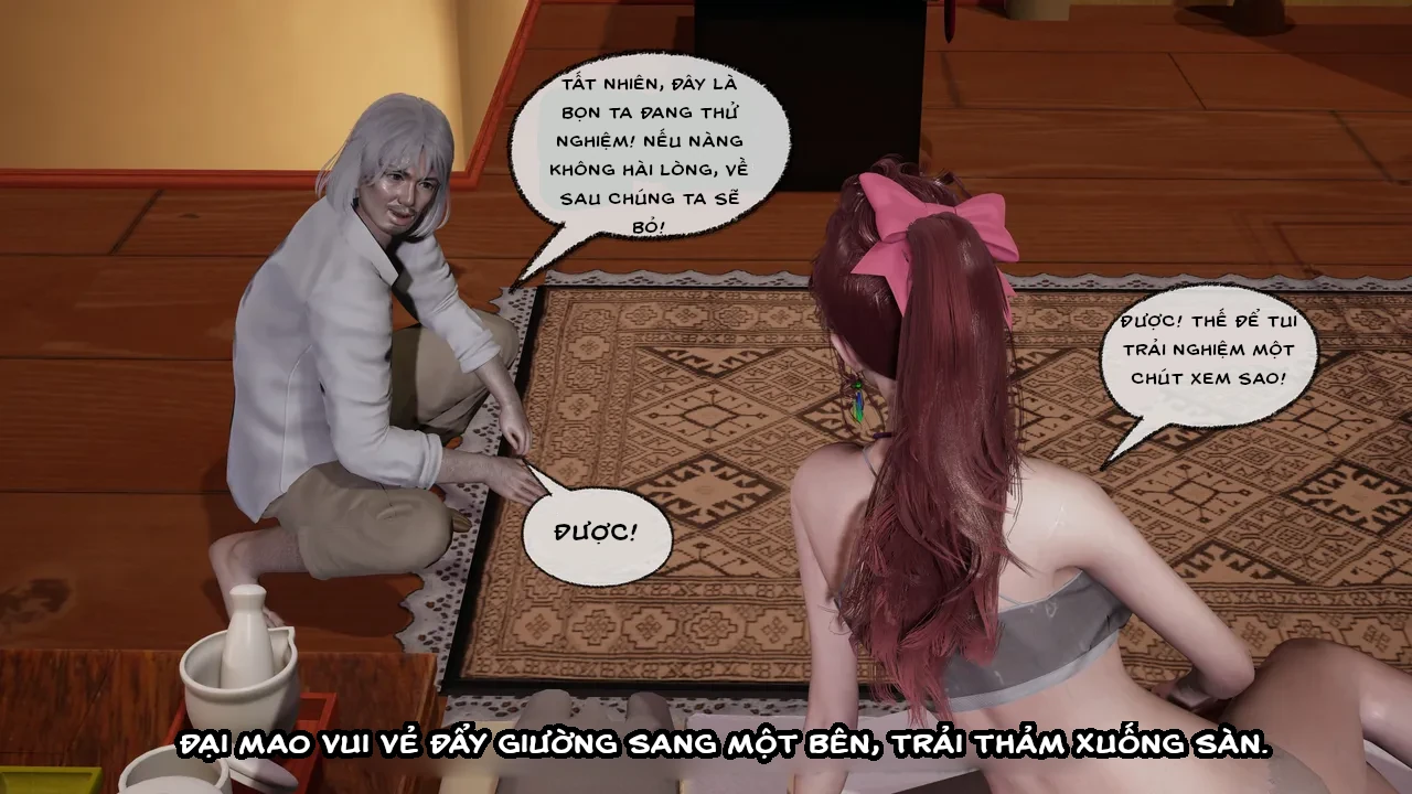 HentaiVN.net - Ảnh 11 - Cô bạn gái Tiểu Vy bị ngốc của tôi. - Chapter 8.2 Massage chữa lành