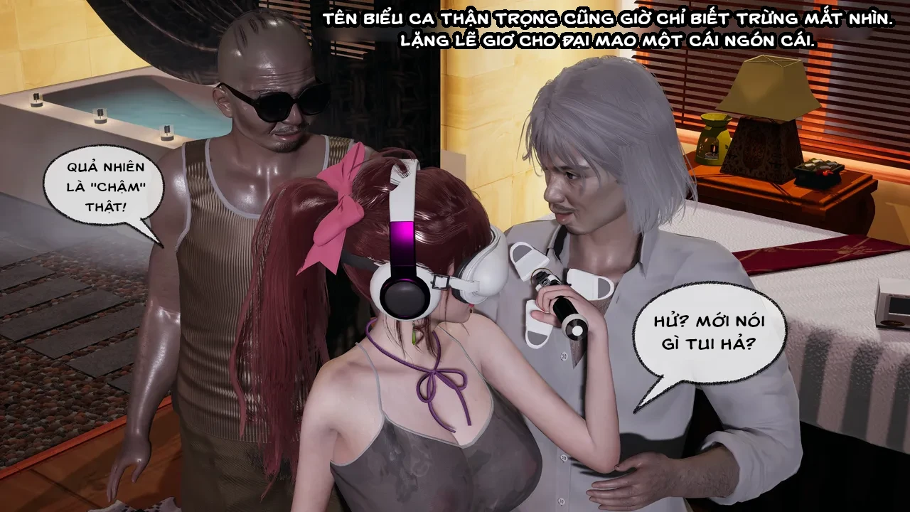 HentaiVN.net - Ảnh 15 - Cô bạn gái Tiểu Vy bị ngốc của tôi. - Chapter 8.2 Massage chữa lành
