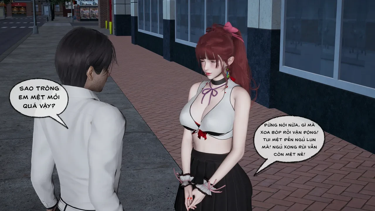 HentaiVN.net - Ảnh 94 - Cô bạn gái Tiểu Vy bị ngốc của tôi. - Chapter 8.2 Massage chữa lành