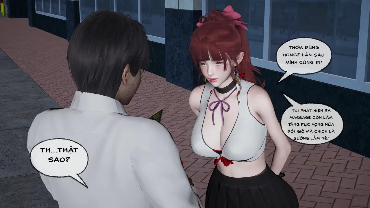HentaiVN.net - Ảnh 100 - Cô bạn gái Tiểu Vy bị ngốc của tôi. - Chapter 8.2 Massage chữa lành