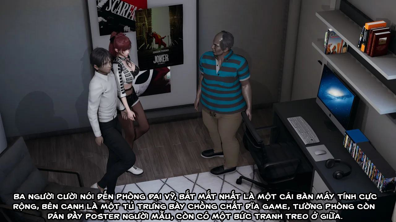 HentaiVN.net - Ảnh 11 - Cô bạn gái Tiểu Vy bị ngốc của tôi. - Chapter 10.2: Vụng trộm ngay bên cạnh bạn trai