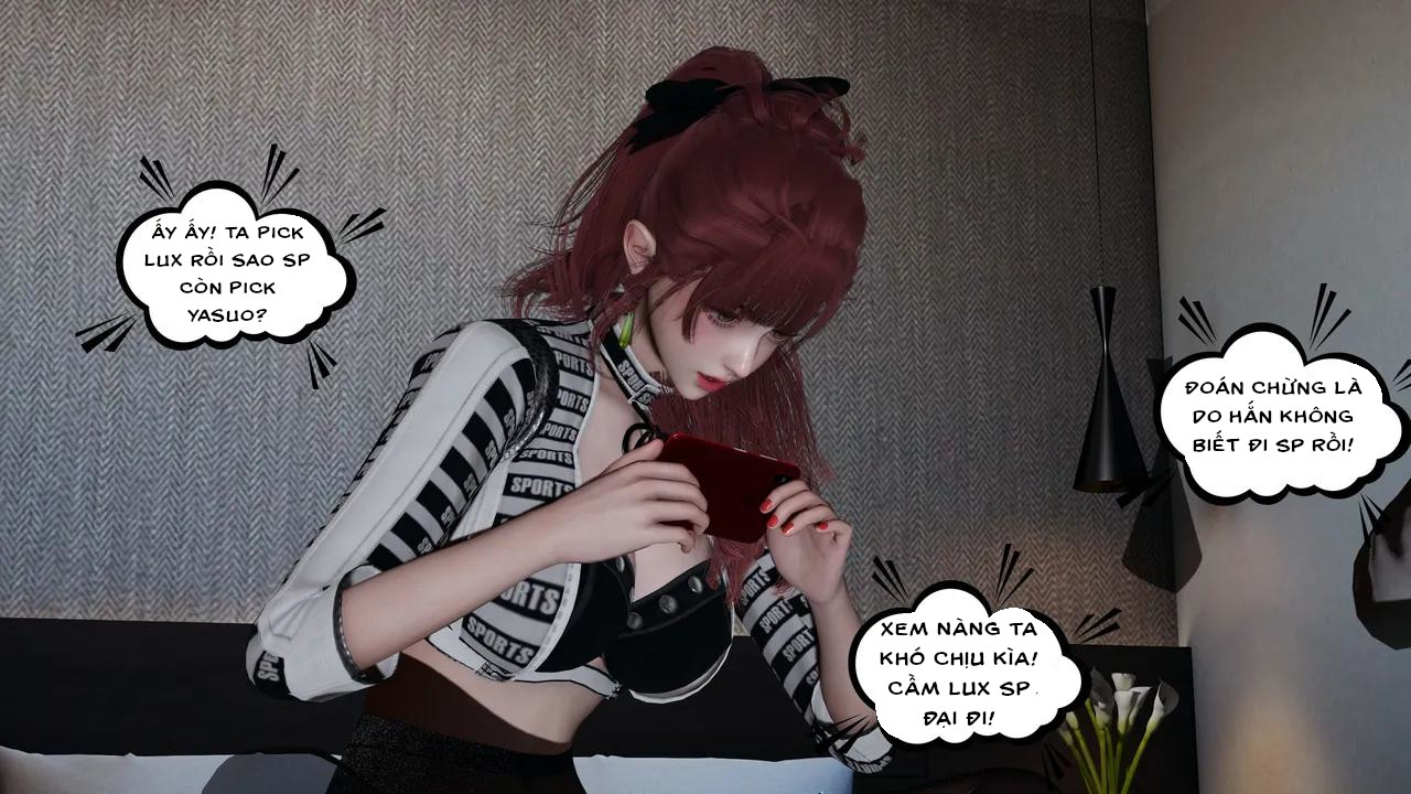 HentaiVN.net - Ảnh 16 - Cô bạn gái Tiểu Vy bị ngốc của tôi. - Chapter 10.2: Vụng trộm ngay bên cạnh bạn trai