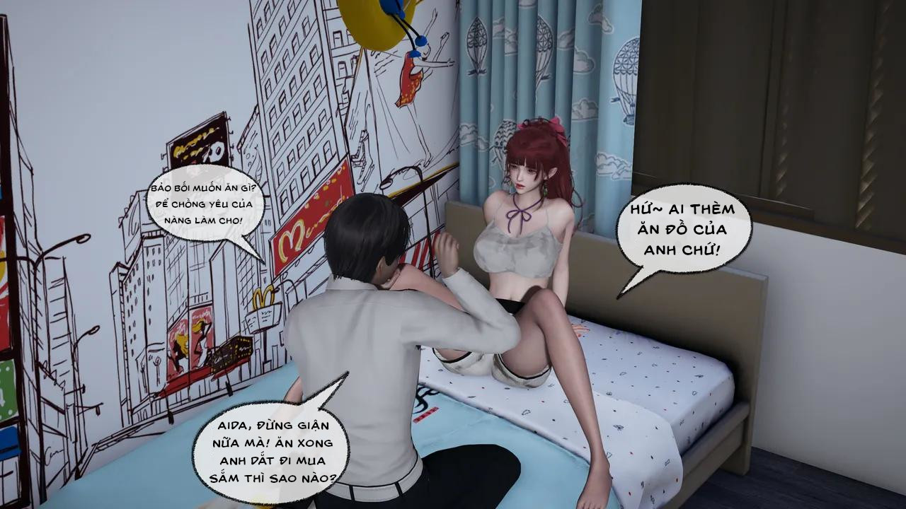 HentaiVN.net - Ảnh 3 - Cô bạn gái Tiểu Vy bị ngốc của tôi. - Chapter 10.2: Vụng trộm ngay bên cạnh bạn trai