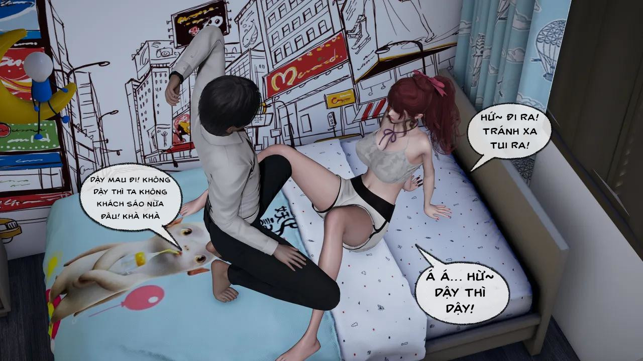 HentaiVN.net - Ảnh 4 - Cô bạn gái Tiểu Vy bị ngốc của tôi. - Chapter 10.2: Vụng trộm ngay bên cạnh bạn trai