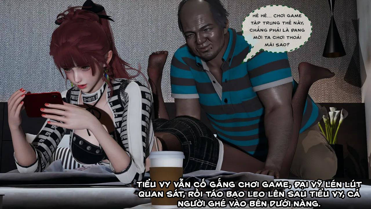 HentaiVN.net - Ảnh 31 - Cô bạn gái Tiểu Vy bị ngốc của tôi. - Chapter 10.2: Vụng trộm ngay bên cạnh bạn trai