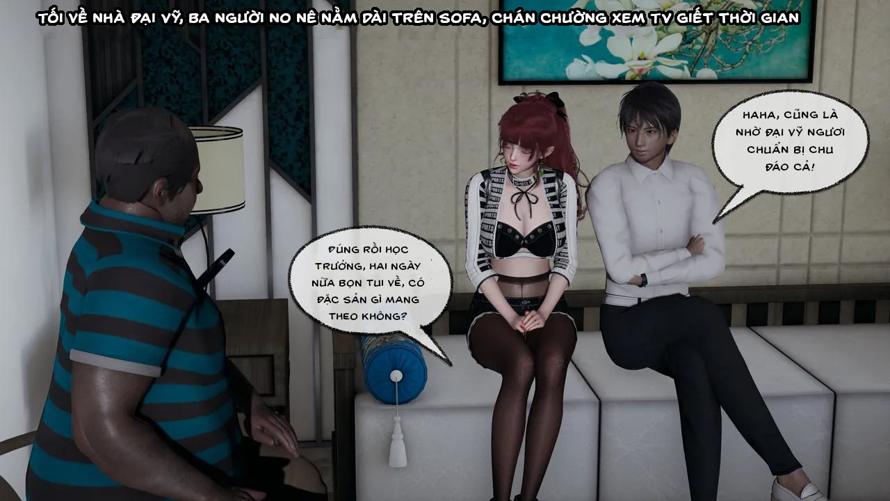 HentaiVN.net - Ảnh 7 - Cô bạn gái Tiểu Vy bị ngốc của tôi. - Chapter 10.2: Vụng trộm ngay bên cạnh bạn trai