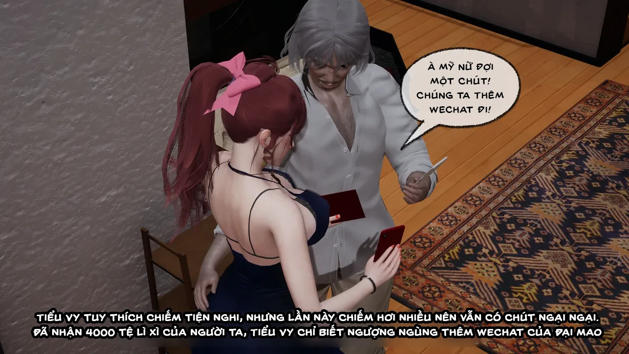 HentaiVN.net - Ảnh 83 - Cô bạn gái Tiểu Vy bị ngốc của tôi. - 8.4: quay lại tiệm massage p2