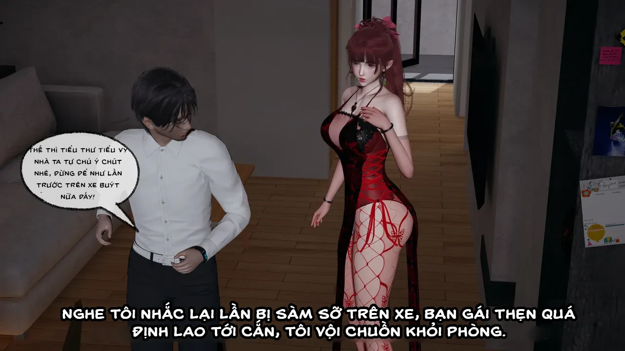 HentaiVN.net - Ảnh 8 - Cô bạn gái Tiểu Vy bị ngốc của tôi. - Chap 9.1: Nhận nhầm bạn trai