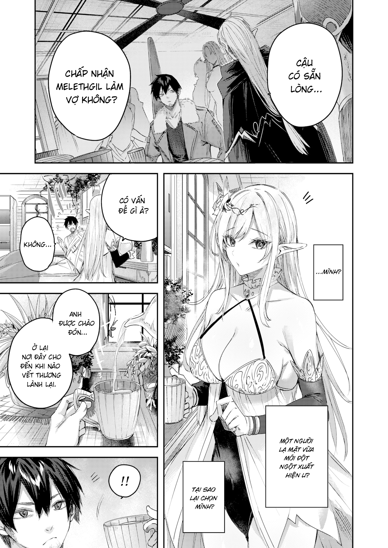 HentaiVN.net - Ảnh 22 - Cuộc Chạm Trán Của Chàng Thợ Săn Đơn Độc Trong Khu Rừng Yêu Tinh - Ch. 1