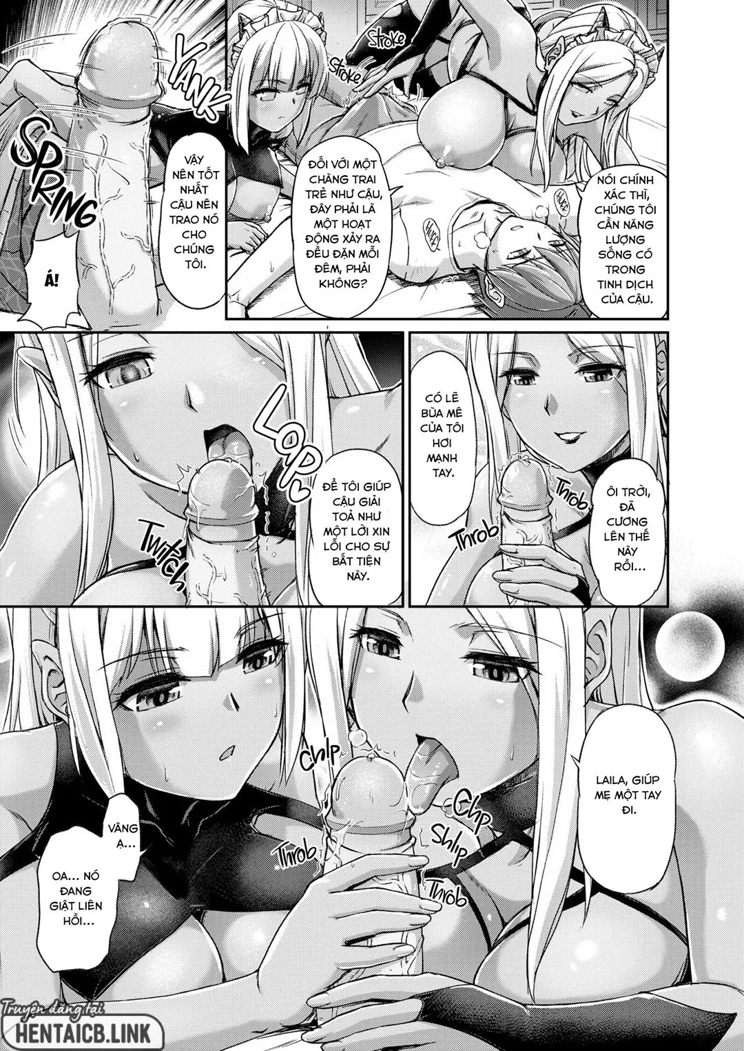 HentaiVN.net - Ảnh 14 - Cuộc sống hàng ngày tại Nữ quái trang viên - Chap 1