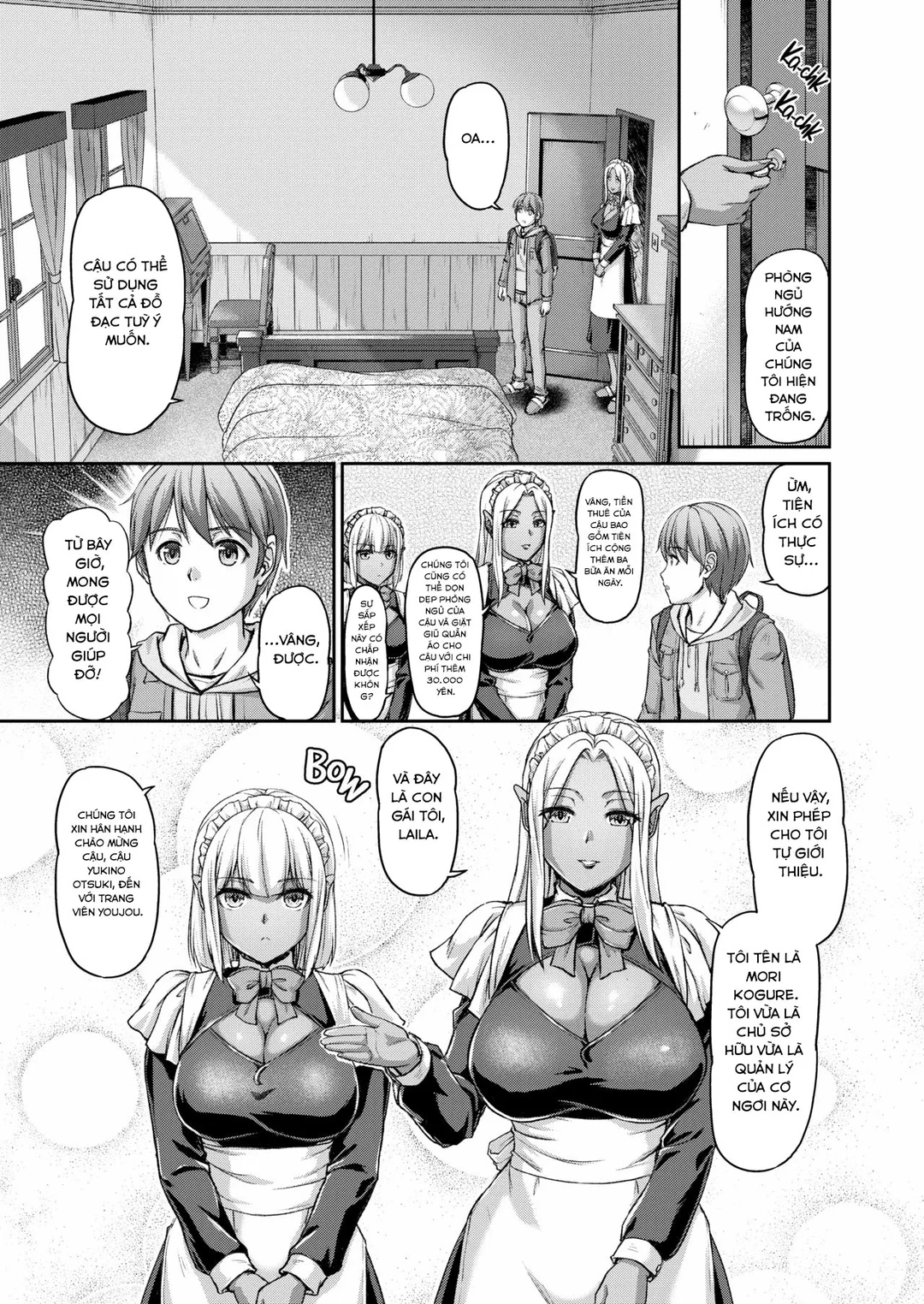 HentaiVN.net - Ảnh 6 - Cuộc sống hàng ngày tại Nữ quái trang viên - Chap 1