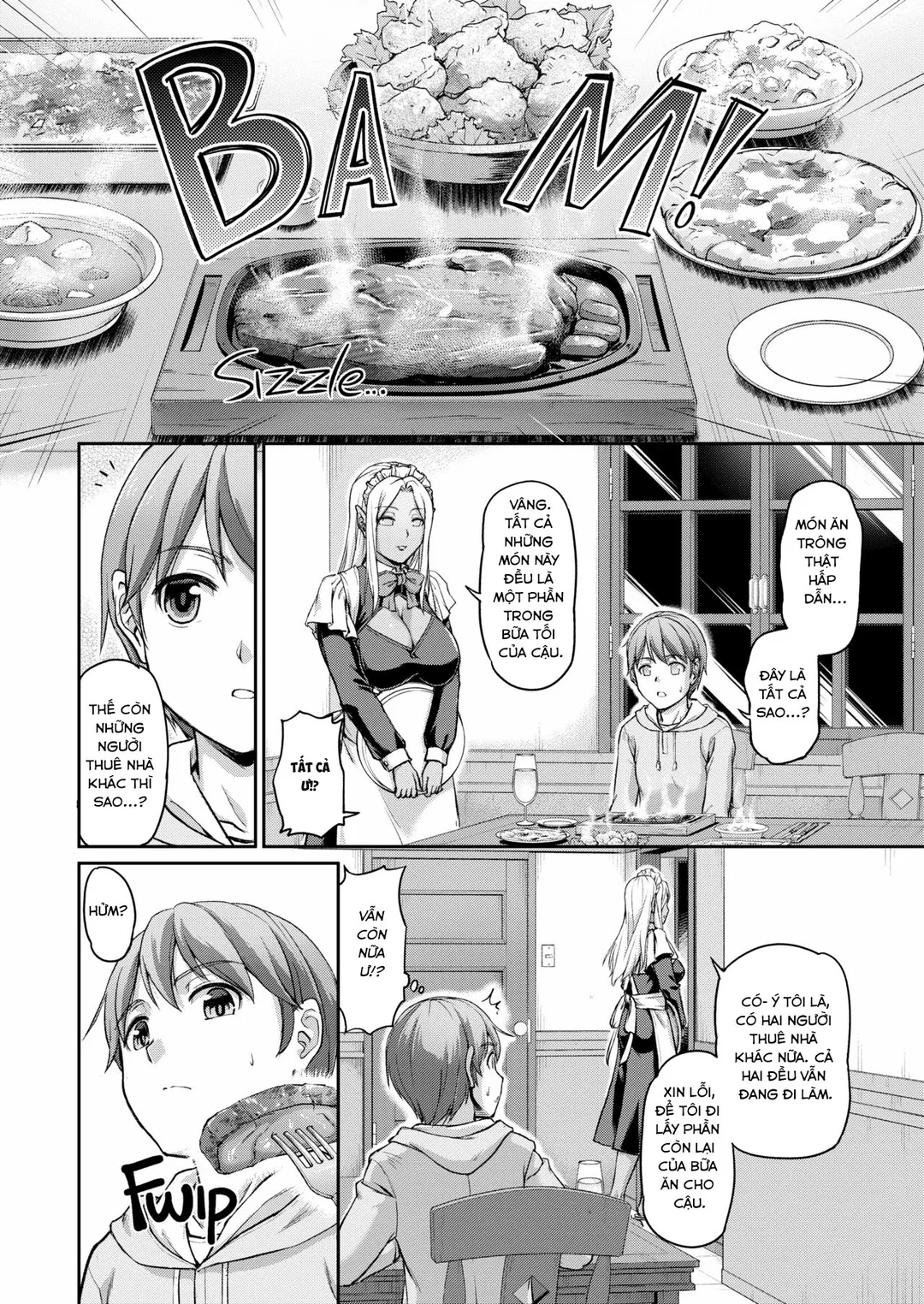 HentaiVN.net - Ảnh 7 - Cuộc sống hàng ngày tại Nữ quái trang viên - Chap 1