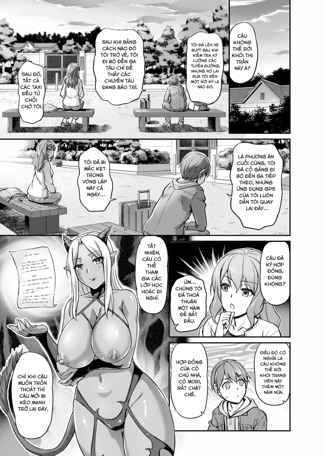 HentaiVN.net - Ảnh 5 - Cuộc sống hàng ngày tại Nữ quái trang viên - Chap 2
