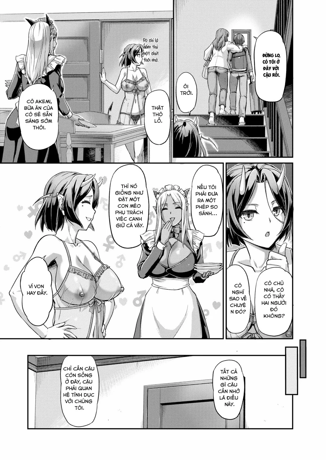 HentaiVN.net - Ảnh 9 - Cuộc sống hàng ngày tại Nữ quái trang viên - Chap 2