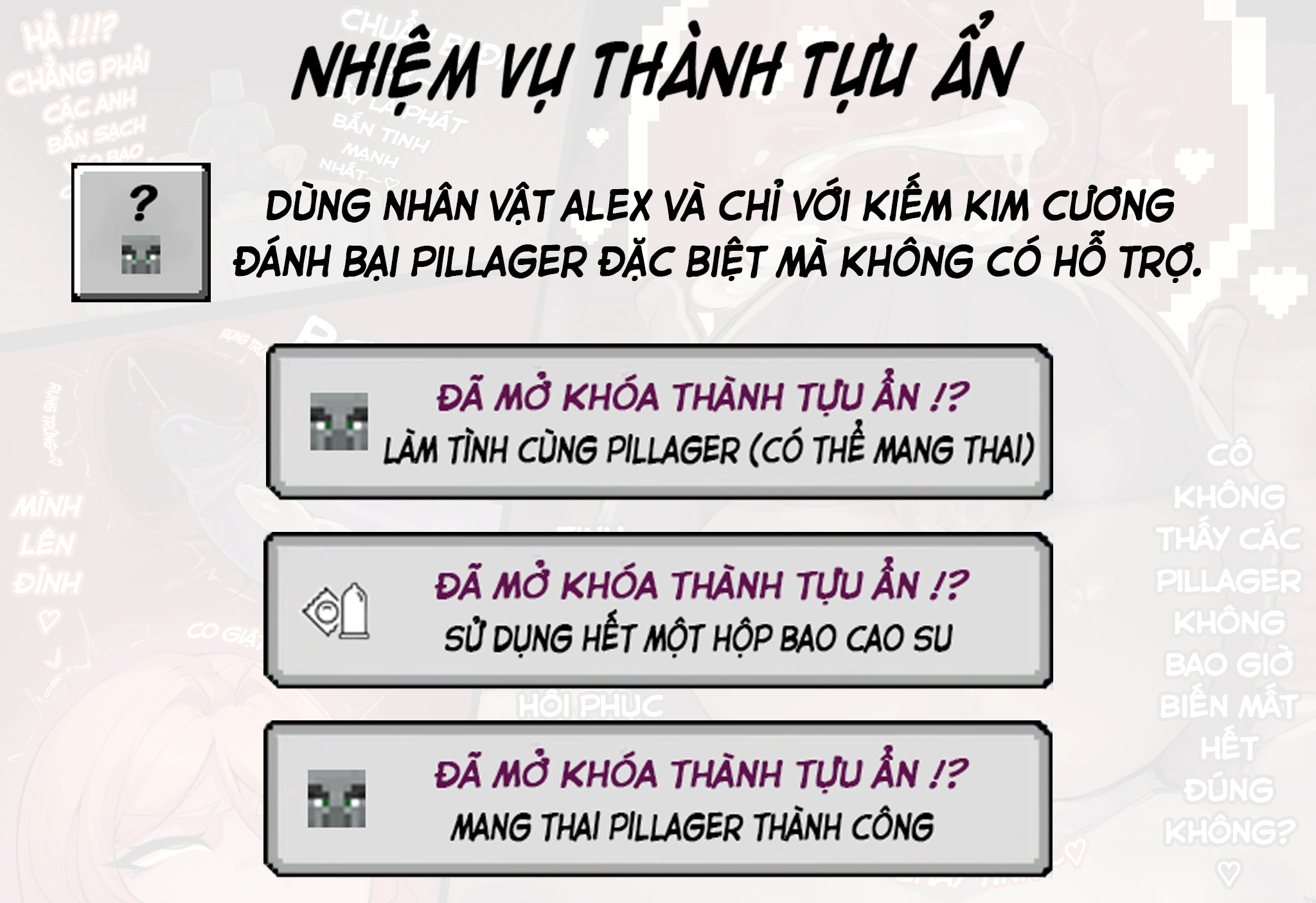 HentaiVN.net - Ảnh 14 - Cô nàng ALEX muốn phá đảo Minecraft !? - Alex X Pillager
