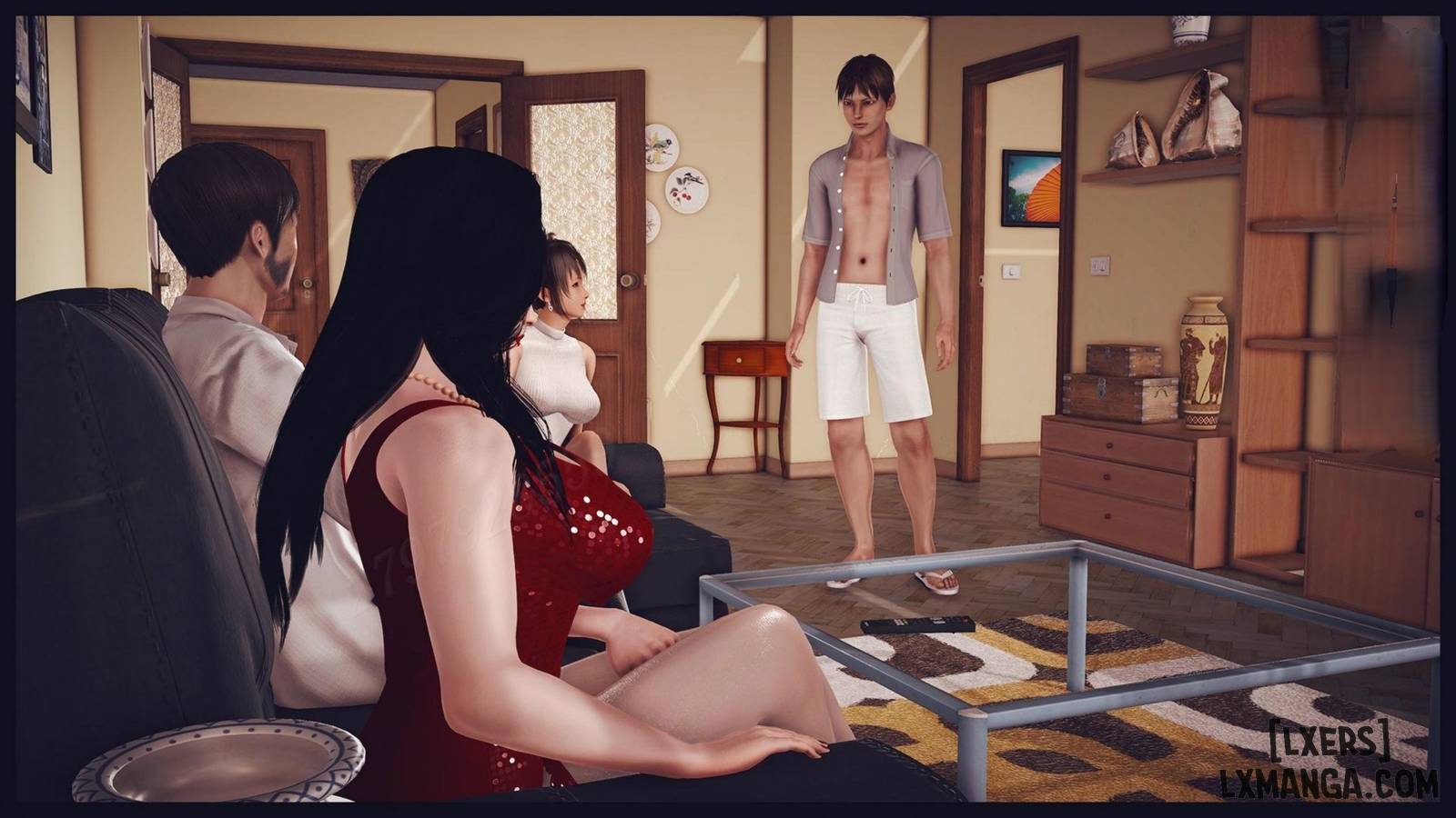 HentaiVN.net - Ảnh 15 - Đọc Sách Cùng Mẹ - Chap 2.1
