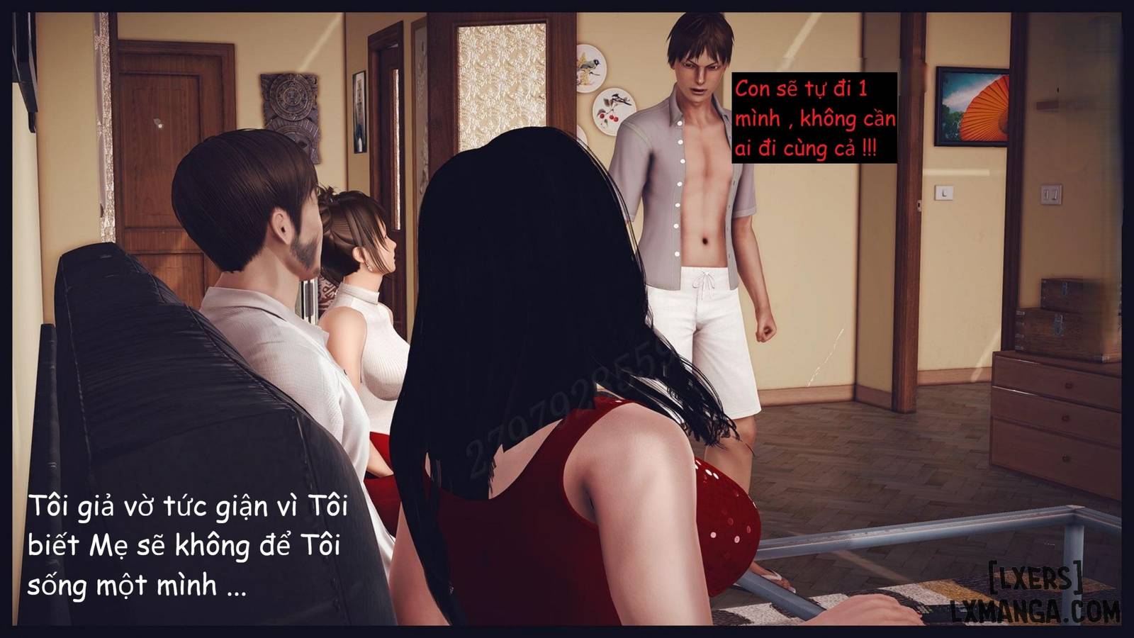 HentaiVN.net - Ảnh 23 - Đọc Sách Cùng Mẹ - Chap 2.1