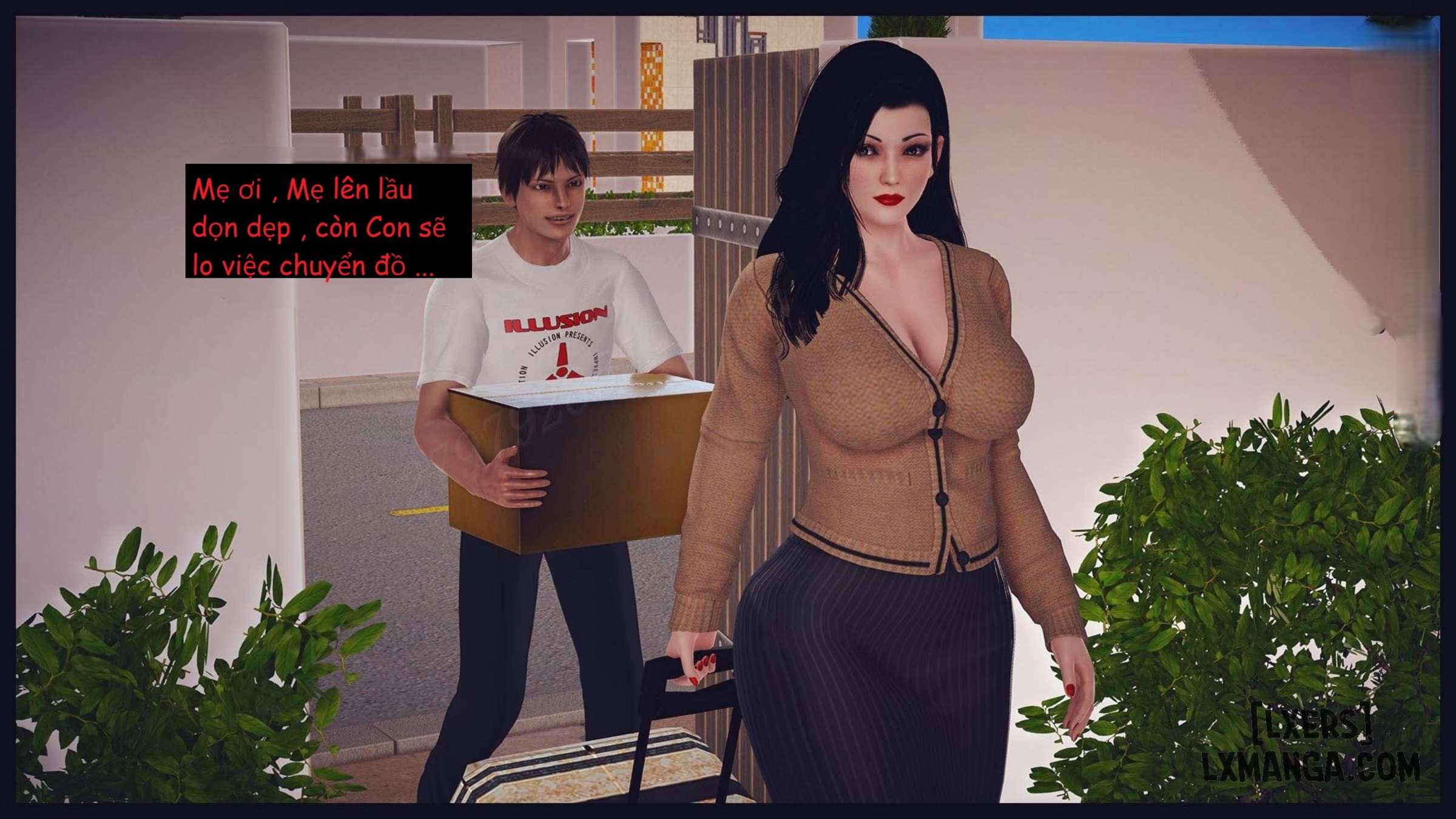 HentaiVN.net - Ảnh 3 - Đọc Sách Cùng Mẹ - Chap 2.2