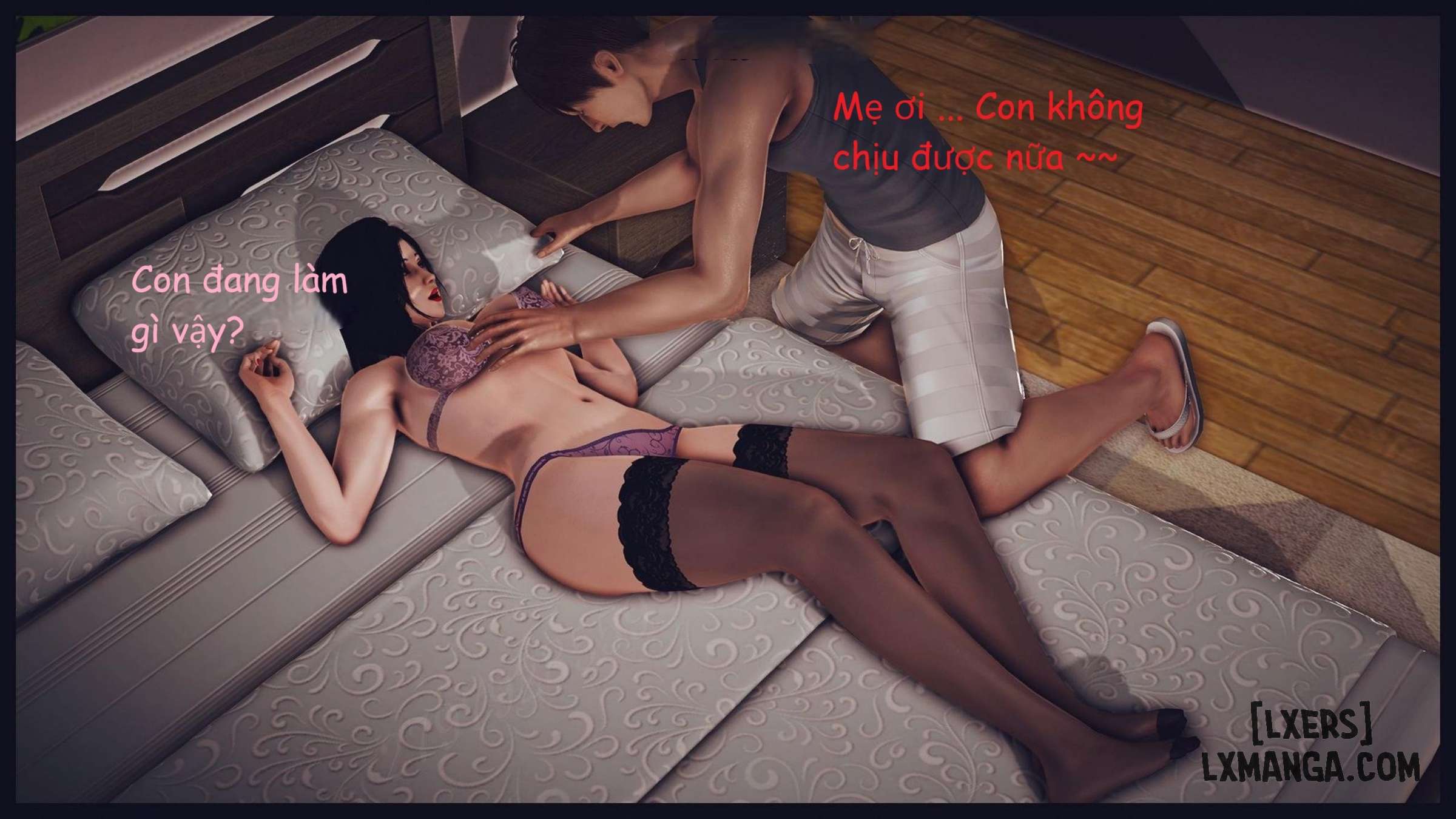 HentaiVN.net - Ảnh 22 - Đọc Sách Cùng Mẹ - Chap 2.2