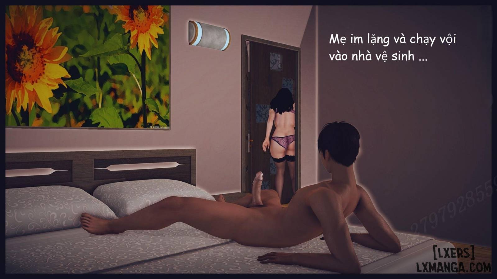 HentaiVN.net - Ảnh 19 - Đọc Sách Cùng Mẹ - Chap 2.4