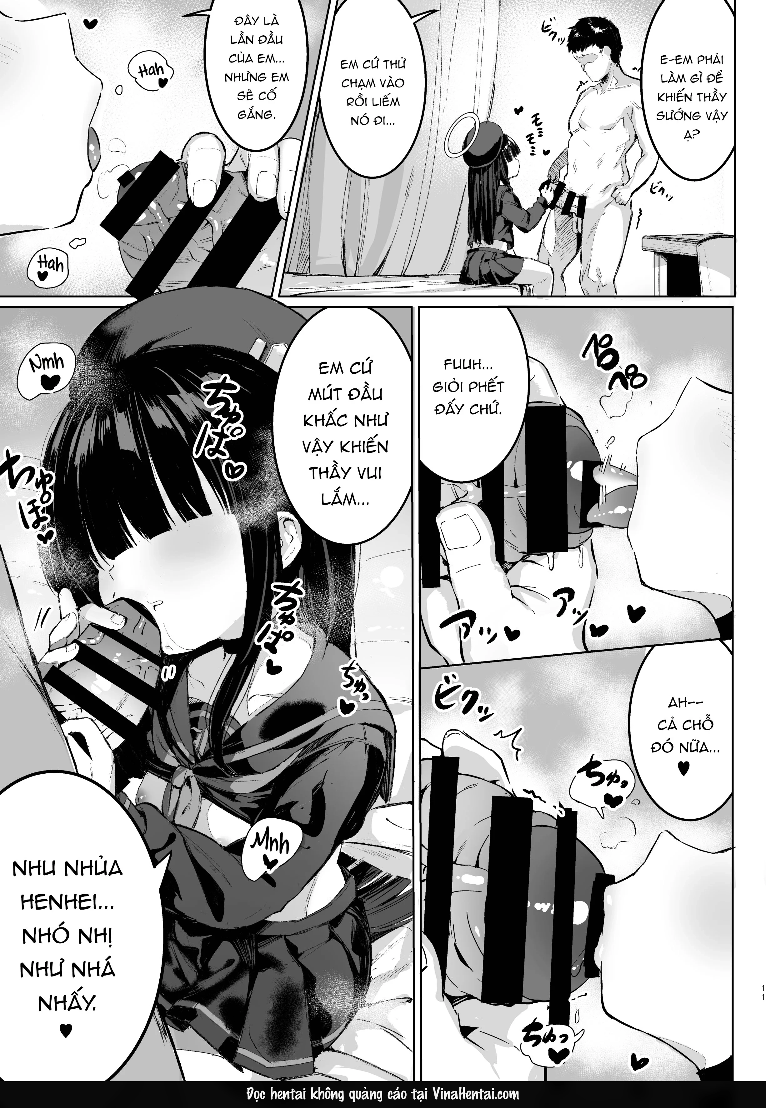 HentaiVN.net - Ảnh 9 - Sự trỗi dậy của Mob-chan - Chap 1: Học sinh dụ tôi