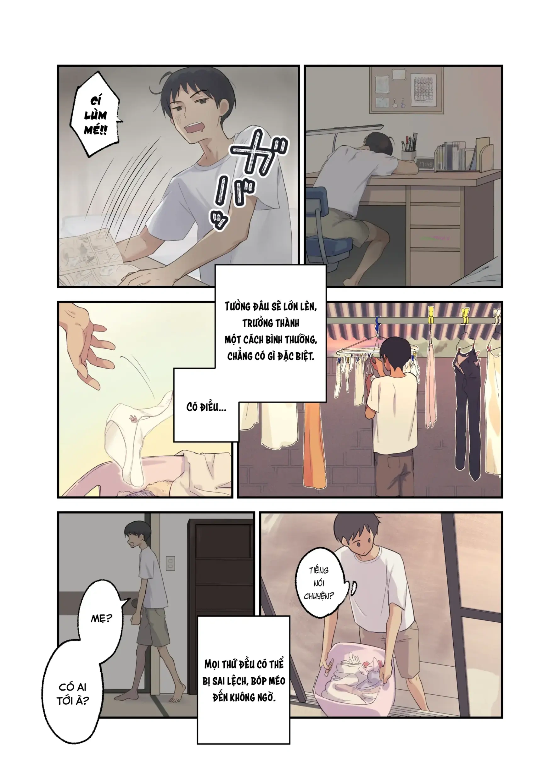 HentaiVN.net - Ảnh 3 - Tomo Chin ni Ochita Haha to Sore ni Mezameru Ore. - chap 1