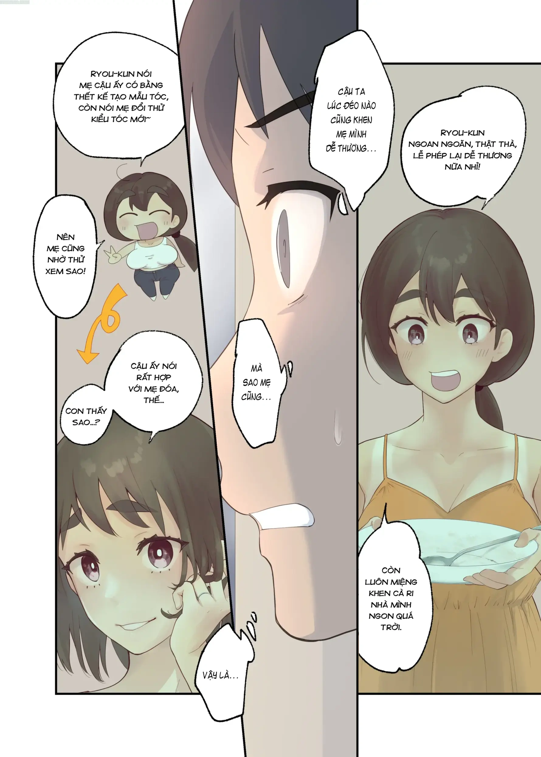 HentaiVN.net - Ảnh 7 - Tomo Chin ni Ochita Haha to Sore ni Mezameru Ore. - chap 1