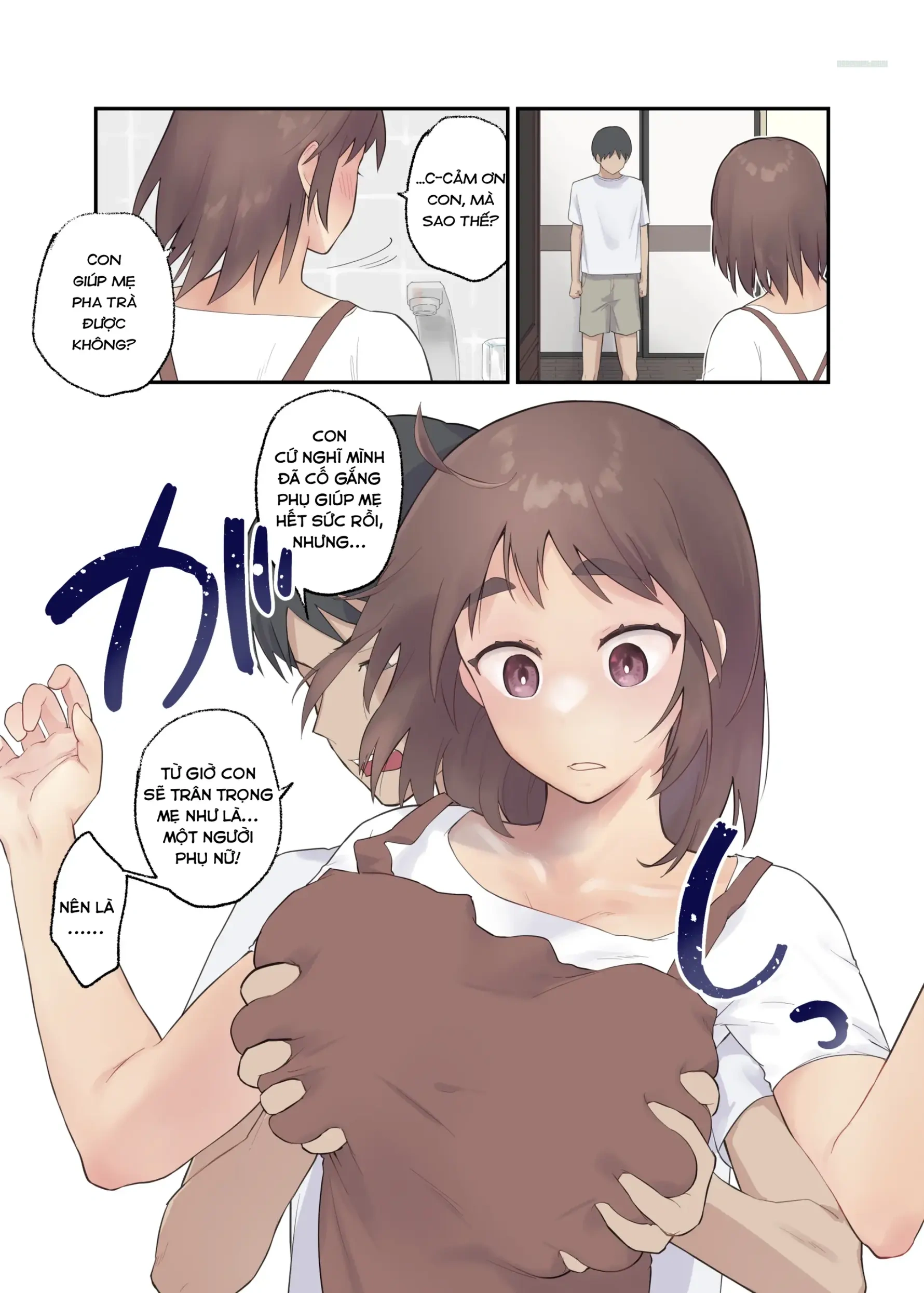 HentaiVN.net - Ảnh 22 - Tomo Chin ni Ochita Haha to Sore ni Mezameru Ore. - chap 1