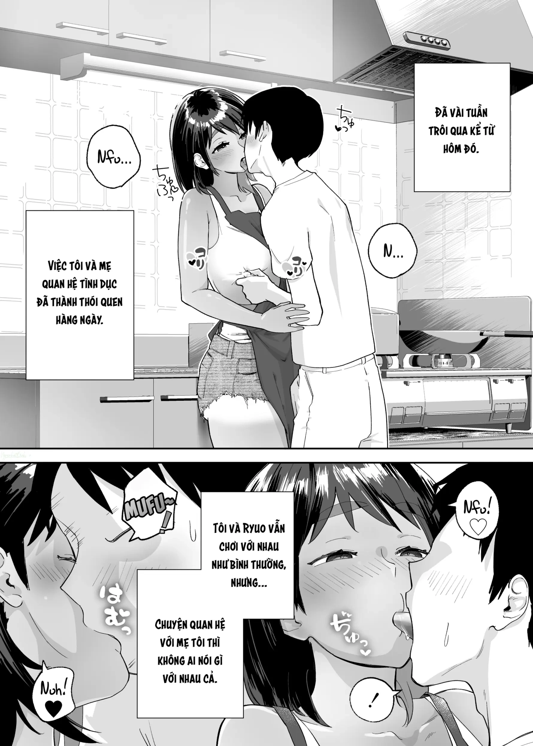 HentaiVN.net - Ảnh 3 - Tomo Chin ni Ochita Haha to Sore ni Mezameru Ore. - chap 2 - [kết siu đẹp :v]