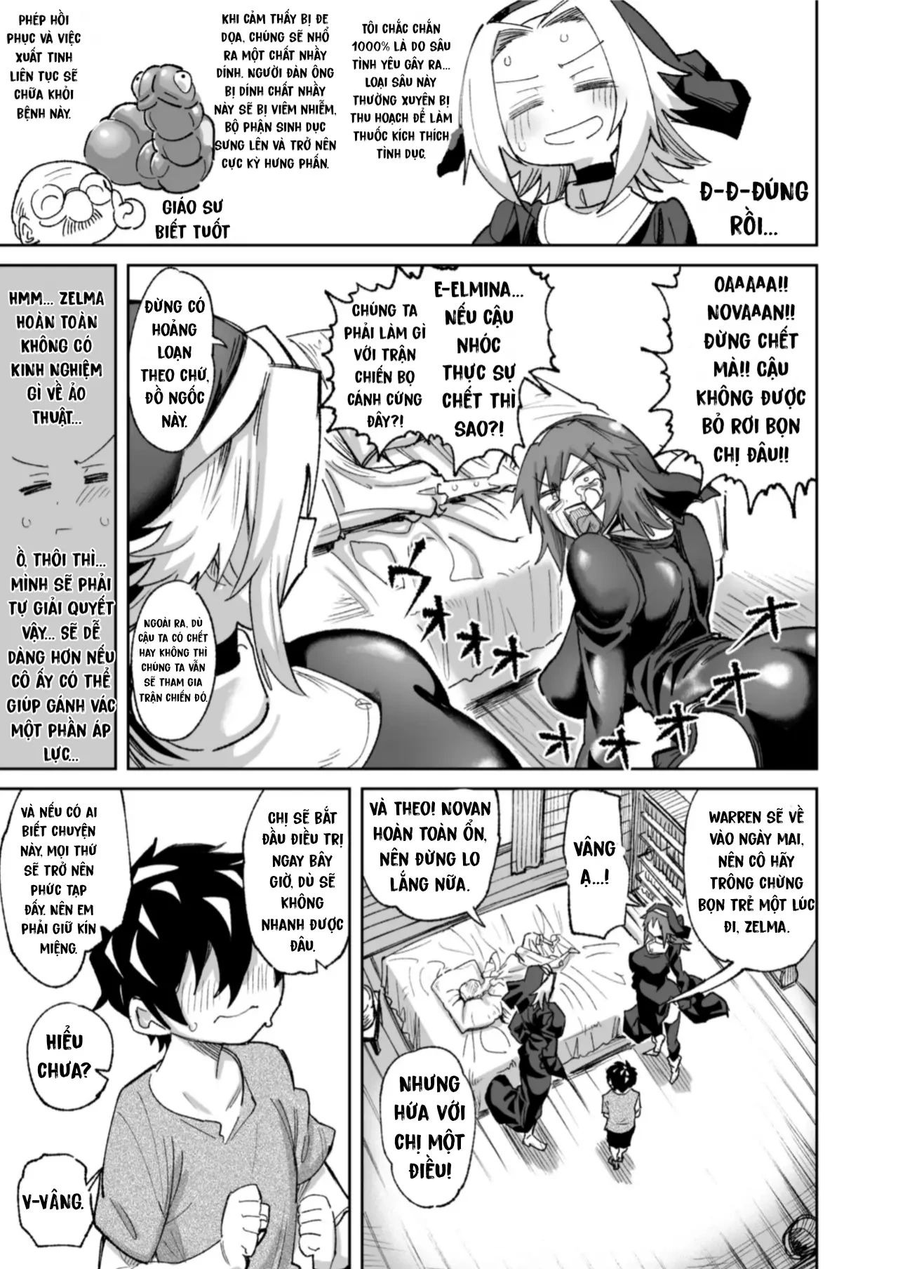 HentaiVN.net - Ảnh 7 - Mamono no Sei dakara Shikata nee yona - Chap 1