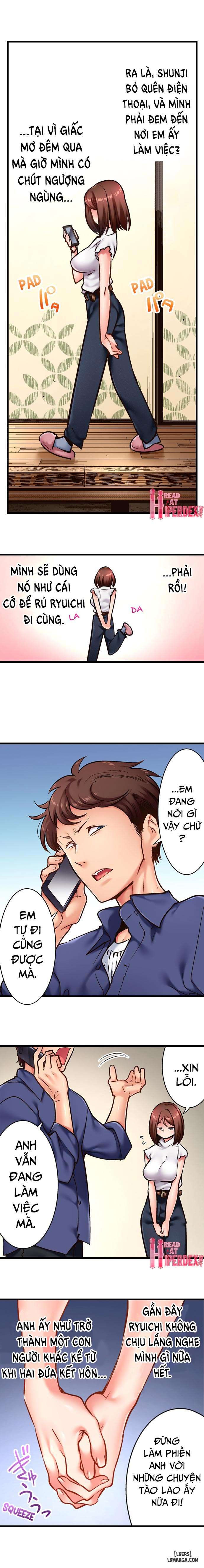 HentaiVN.net - Ảnh 5 - Fucking My Husband's Younger Brother - Chapter 4