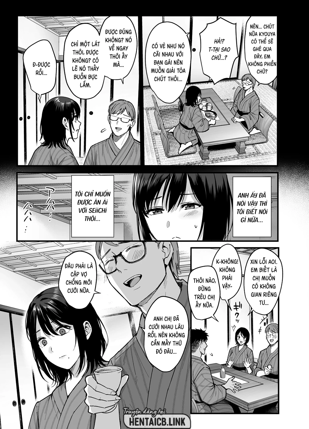 HentaiVN.net - Ảnh 10 - Gặp em chồng ở suối nước nóng - Ch. 1