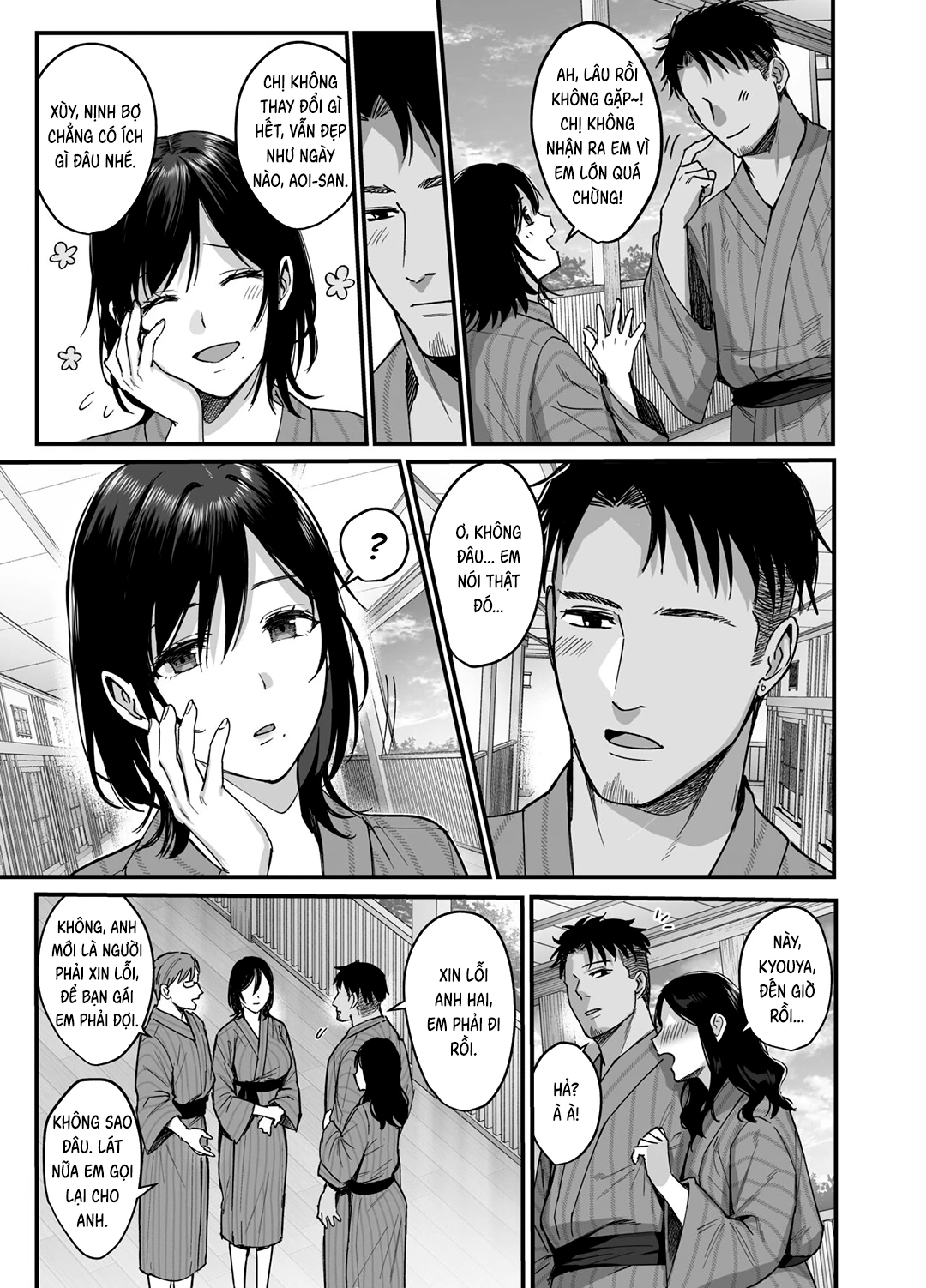 HentaiVN.net - Ảnh 8 - Gặp em chồng ở suối nước nóng - Ch. 1