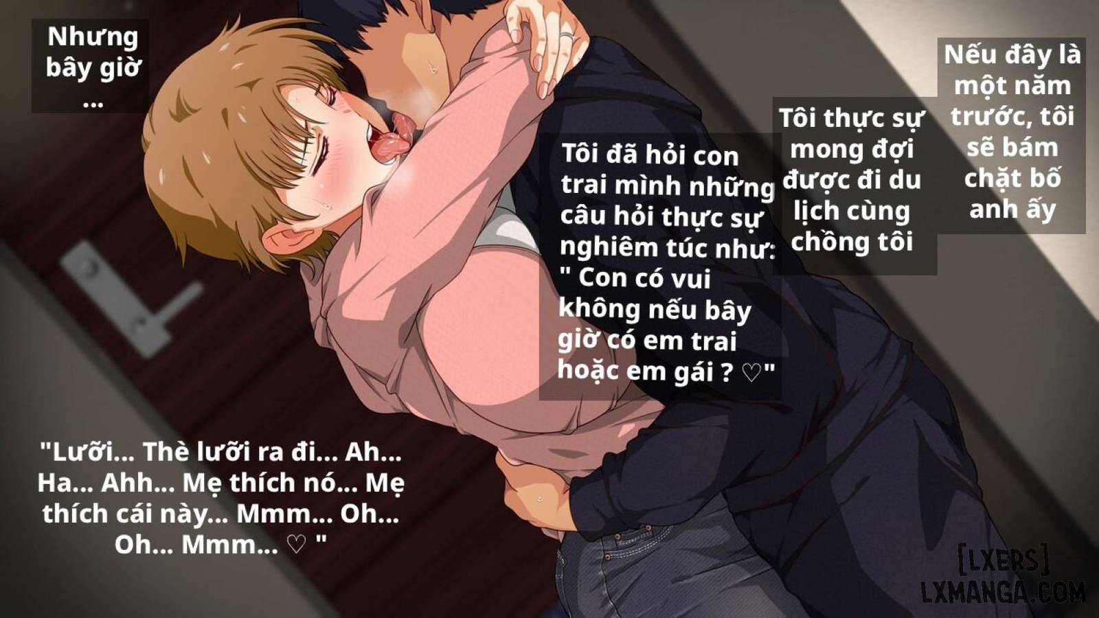 HentaiVN.net - Ảnh 9 - Going on a trip with my son - Chap 1