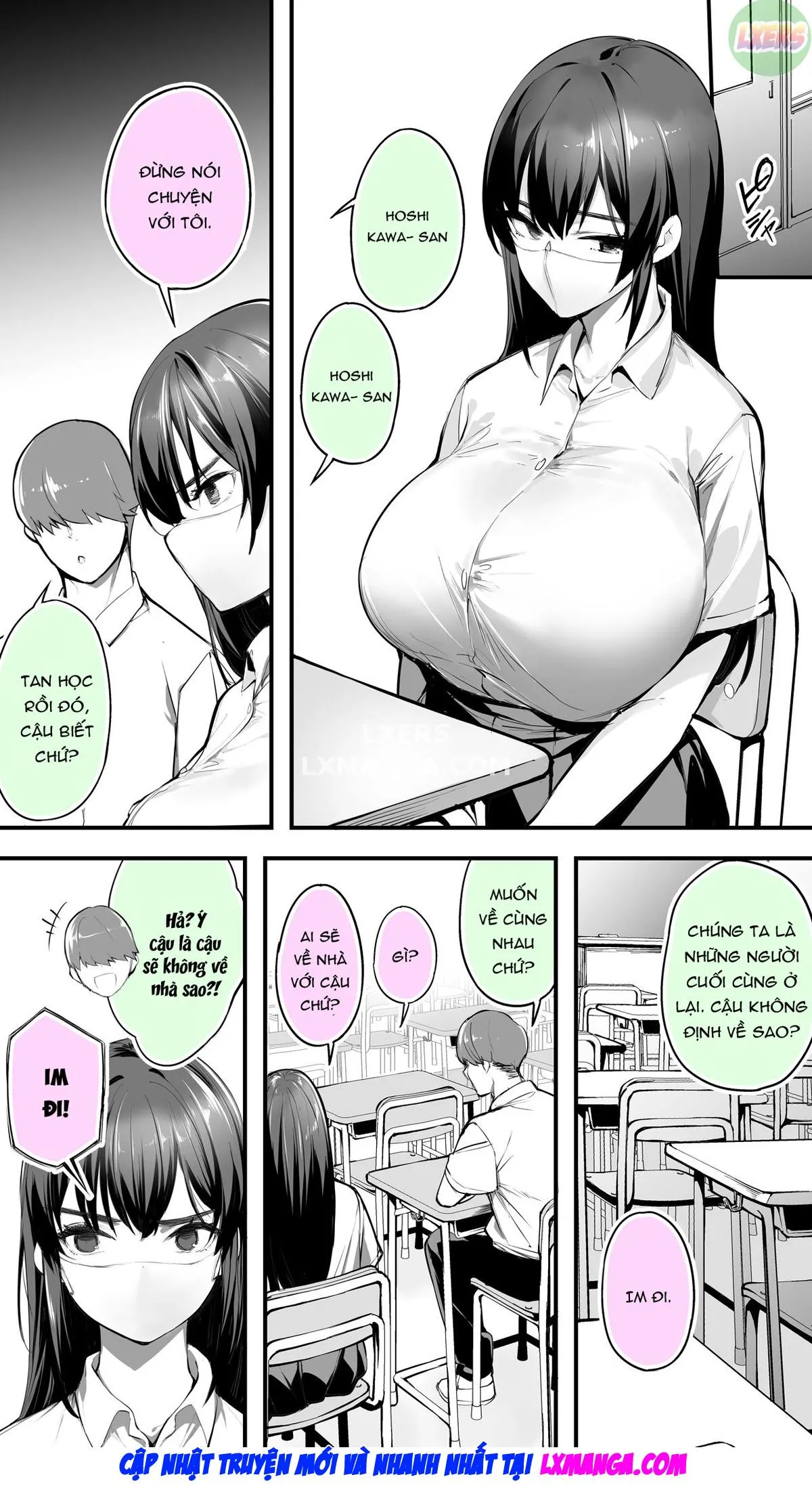 HentaiVN.net - Ảnh 6 - Okoranaide Hoshikawa-san - Chap 1