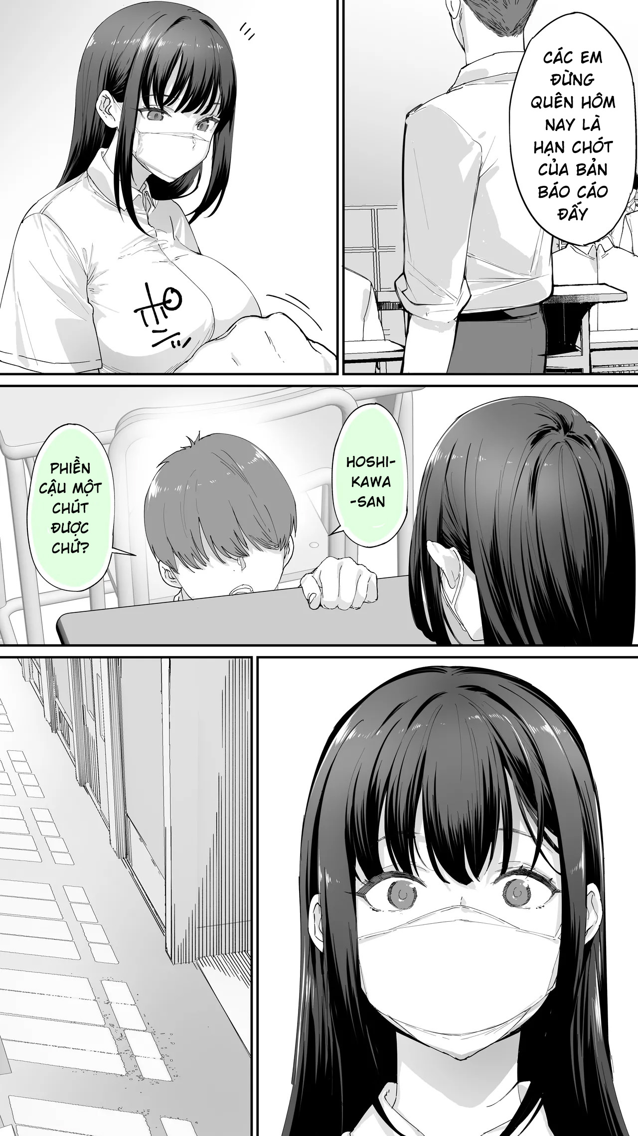 HentaiVN.net - Ảnh 9 - Okoranaide Hoshikawa-san - Chap 3