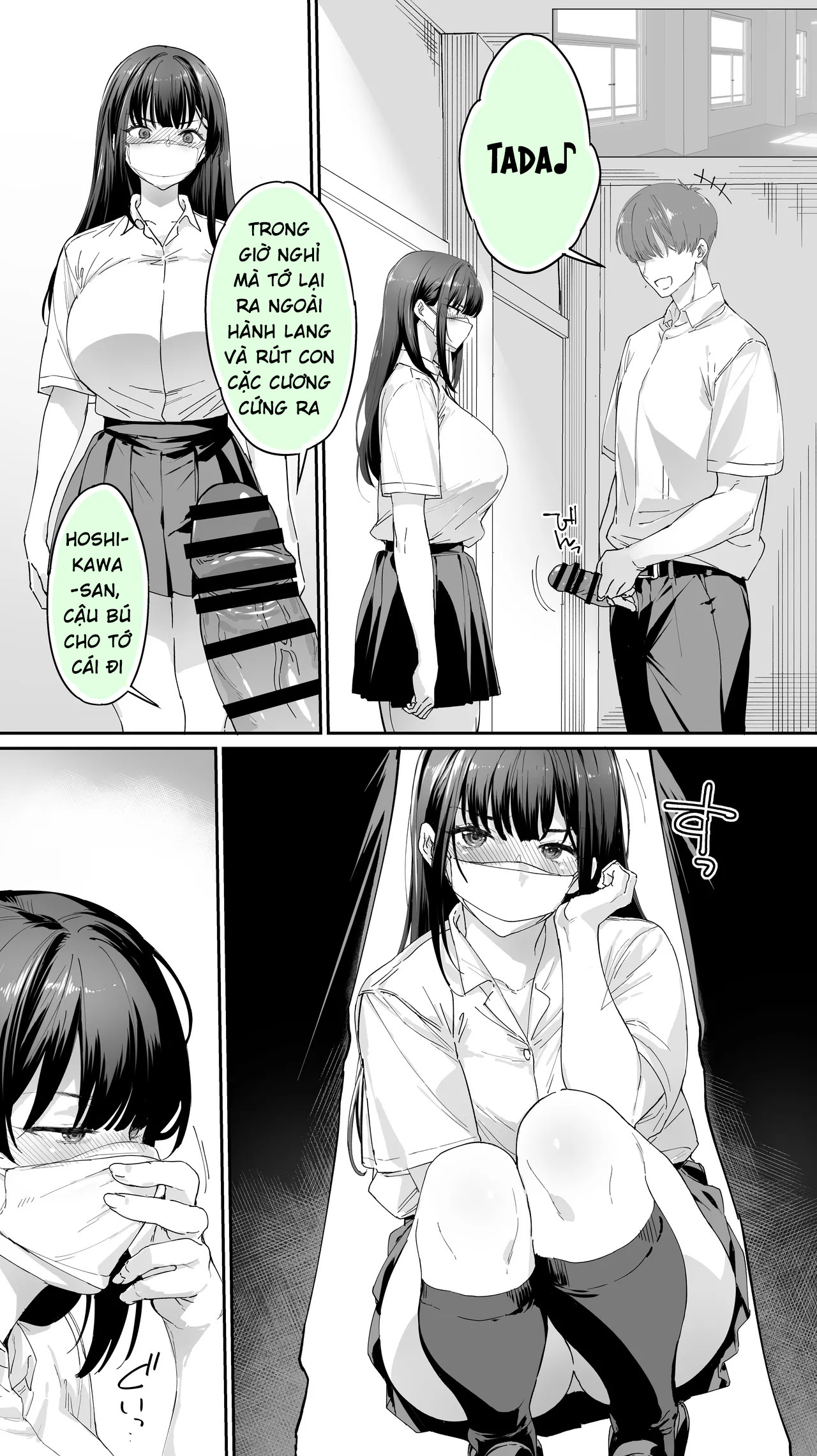 HentaiVN.net - Ảnh 10 - Okoranaide Hoshikawa-san - Chap 3