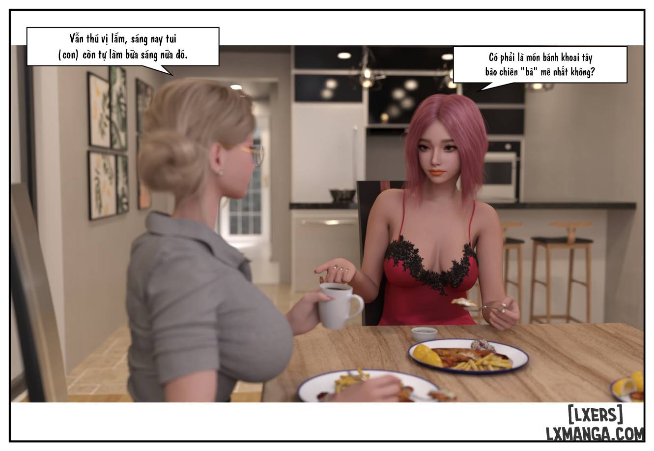 HentaiVN.net - Ảnh 6 - Hoán đổi cô trò - Chương 2.2