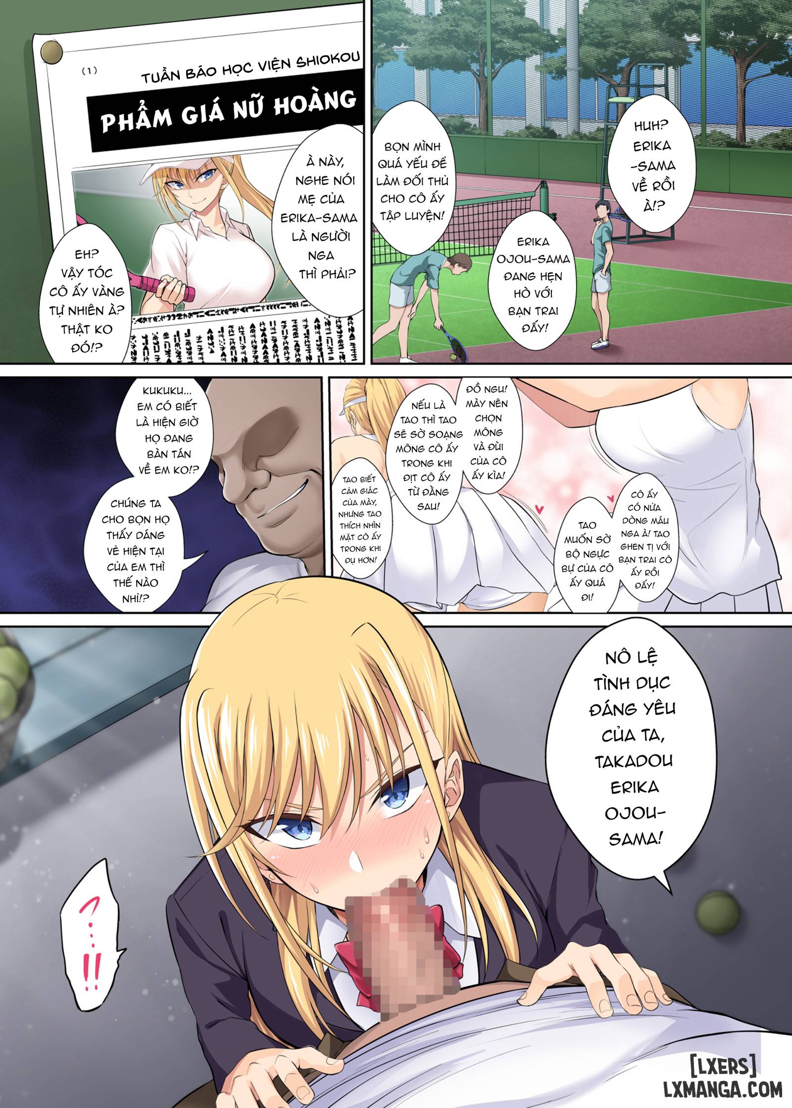 HentaiVN.net - Ảnh 3 - Kinpatsu Bakunyuu no Russia Hitoduma Gakuenchou - Chapter 1