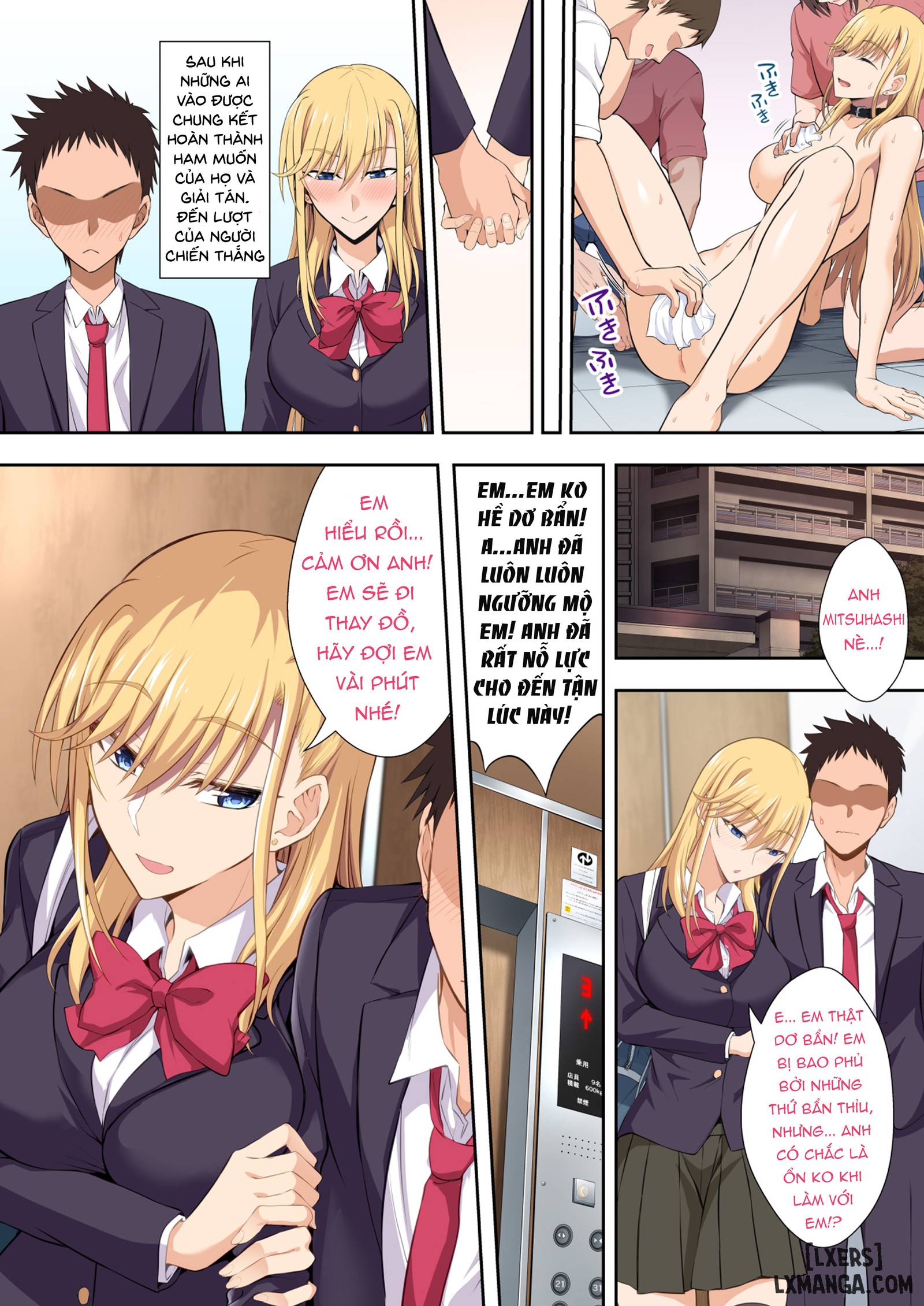 HentaiVN.net - Ảnh 8 - Kinpatsu Bakunyuu no Russia Hitoduma Gakuenchou - Chapter 2