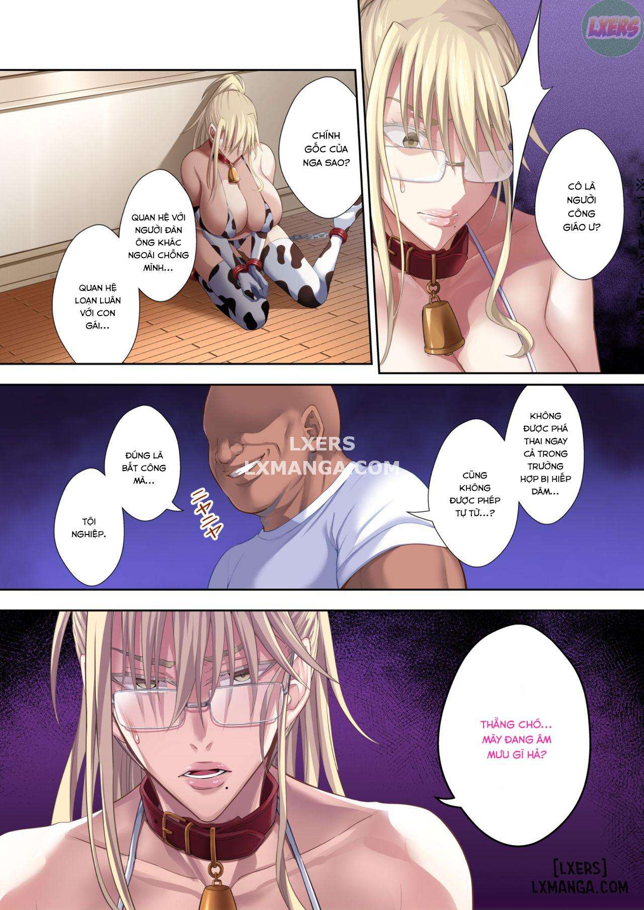 HentaiVN.net - Ảnh 34 - Kinpatsu Bakunyuu no Russia Hitoduma Gakuenchou - Chapter 3