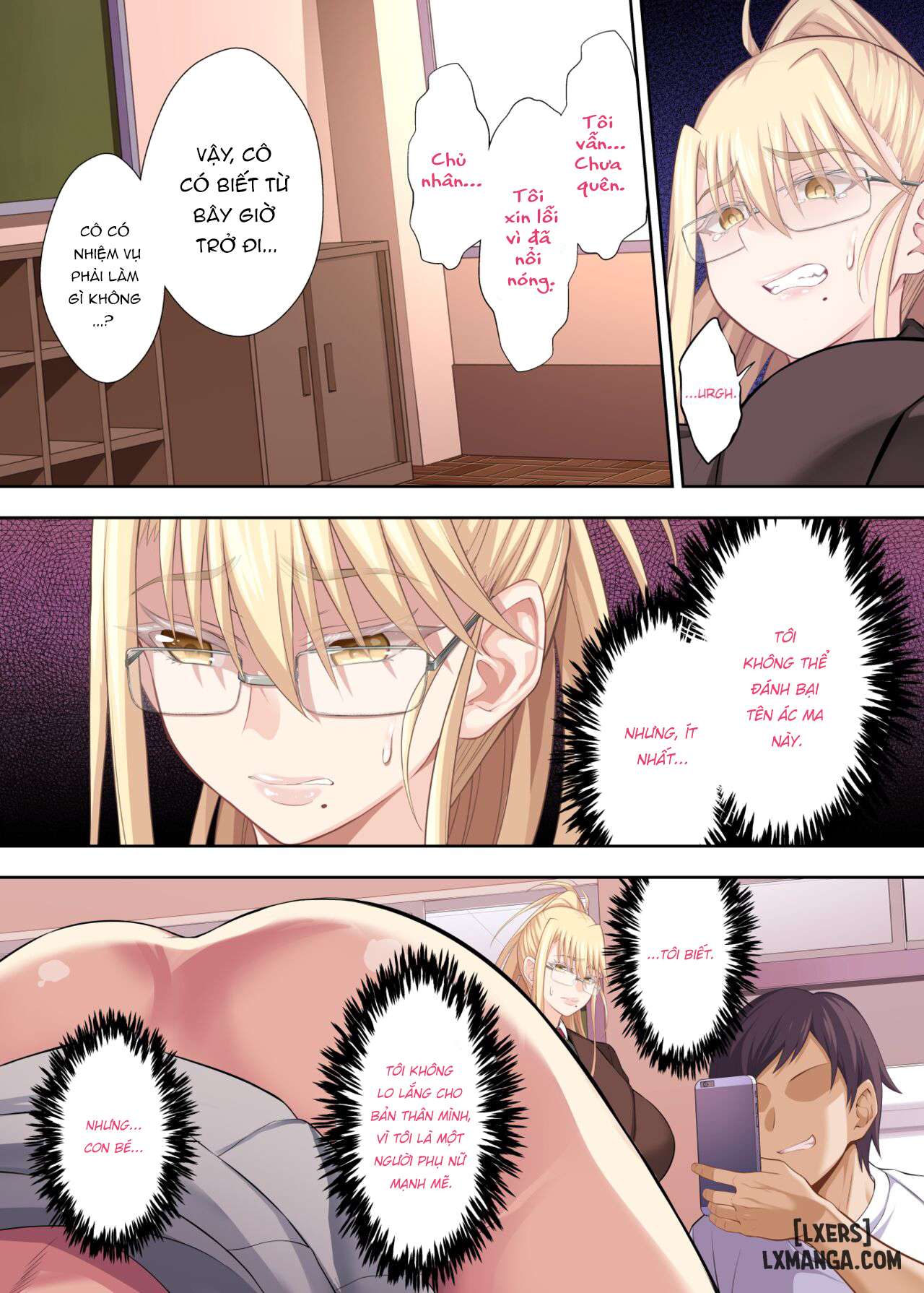 HentaiVN.net - Ảnh 10 - Kinpatsu Bakunyuu no Russia Hitoduma Gakuenchou - Chapter 4 END