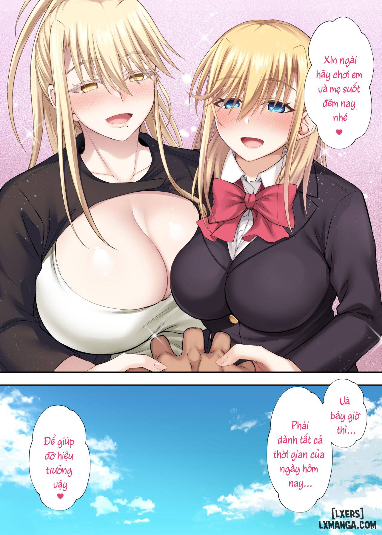 HentaiVN.net - Ảnh 56 - Kinpatsu Bakunyuu no Russia Hitoduma Gakuenchou - Chapter 4 END